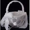 New Ivory Bridal Accessory Diamond Design Basket (FB800)