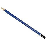 Staedtler 100B Lumograph Pencil, Break-resistant, B, Blue Barrel