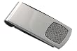 Titanium & Steel Money Clip with Grid Mesh Center
