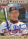 Trace Coquillette, Harrisburg Senators - Expos Affiliate, 1998 Multi-Ad Sports Autographed Card