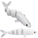 DAM Effzett Power Skater Pearl White 15cm 2 Stück