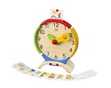 Wooden Toys - Plan Toys Wooden Toys - Activity Clock Educational Toy