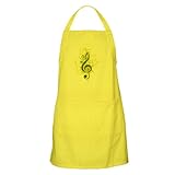 IMAGE OF Apron Lemon Green Treble Clef