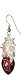 Tampa Bay Buccaneers NFL Snowman Football Earrings (1.5