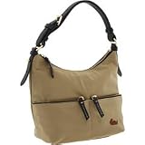 Dooney&bourke Small Zipper Pocket Sac Khaki W/black