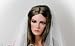 Ivory Bridal Veil with Rhinestone Edges for Wedding, Quinceañera, Party or Costume