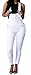 BAIFERN Womens Overalls Fall Casual Skinny Bib Solid Long Jumpsuits Rompers