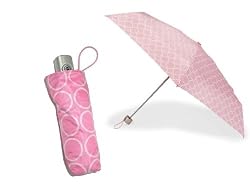 10" Pink Circles Umbrella