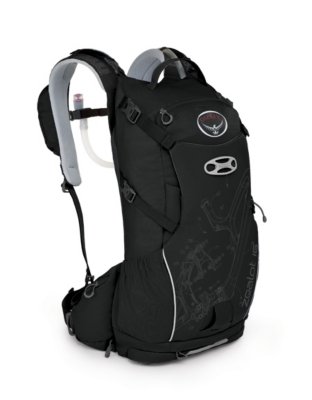 Osprey Packs Zealot 10 Hydration Pack with Reservoir (Pitch Black, Medium/Large)