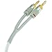 Mediabridge 16AWG ULTRA Series Speaker Cable with Dual Gold Plated Banana Tips (18 Feet) - CL2 Rated - High Strand Count Copper (OFC) Construction - White [New and Improved Version] (Part# SWT-18W )