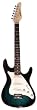 Assassin 39 Inch Blue Full Size Electric Guitar & Gig Bag, Strap, Cable, (Free eBook & Mini Rubber Guitar and Pick)