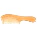 Breezelike Natural Sheep Horn Comb - No Static Handmade Wide Tooth Hair Comb - Professional Detangling Massage Comb with Gift Box
