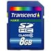 Electronics : Transcend 8Gb SDHC Class 6 Flash Memory Card