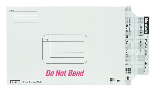 Scotch Photo/Document Mailer, 5-3/4 Inches x 8-1/2 Inches, 25-Pack (7916-25)