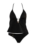 Next by Athena Halter Tankini w/Key & Locket