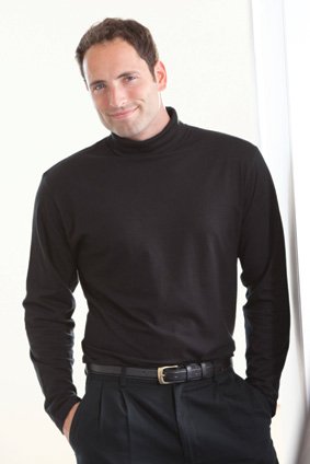 HENBURY MENS ROLL NECK TOP - 3 COLOURS (S-XXL)