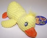 Multi Pet Corduroy Critters Mini Duck Plush Dog Toy