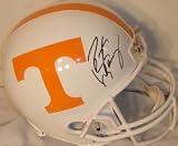 Peyton Manning Memorabilia Signed Tennessee Volunteers Riddell Full Size Deluxe Replica Helmet