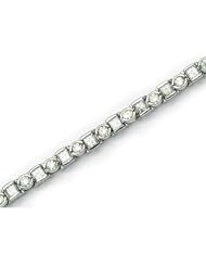 14K White Gold Diamond Bracelet