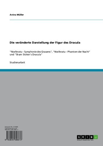 Die veränderte Darstellung der Figur des Dracula: 