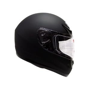 Flat-Matte-Black-Full-Face-Motorcycle-Street-Sport-Bike-Helmet-Extra-Large-