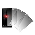 3 Pack of Premium Crystal Clear Screen Protectors for Motorola Droid A855