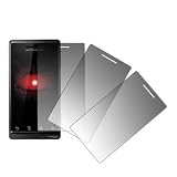 3 Pack of Premium Crystal Clear Screen Protectors for Motorola Droid A855