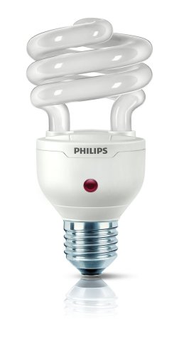 Philips TORNADO WW 827, 20W E27, Energiesparlampe in gedrehter Form mit D&auml;mmerungsschalter Preisvergleich
