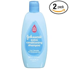 Johnson's Baby Shampoo No More Tangles Shampoo/cond Curly Hair, 13-ounce (Pack of 2)