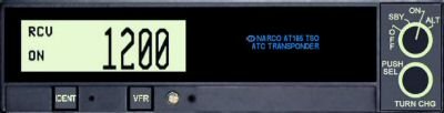 gps, Narco AT-165/C Value Series Digital Transponder