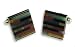 Cufflinks - Genuine Mosaic Stone Center
