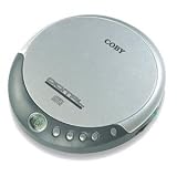 Coby CX-CD109SL Slim Personal CD Player, Silver