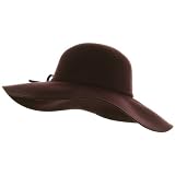 Ribbon Band Wool JLO Hat - Purple