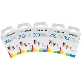 Polaroid PIF-300 Instant Film for 300 Series Cameras- 5 Packs