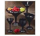 Super Margarita Glass, 36 Oz., Black (1 Dozen Unit)