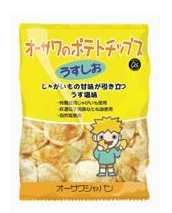 【オーサワジャパン】オーサワのポテトチップス（うすしお）　80g×12袋<br>　【品番0725】