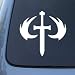 HALO EMBLEM - Vinyl Decal Sticker #A1450 | Vinyl Color: White