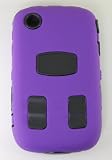 KingCase BlackBerry Gemini 8520 8530 * Warrior Case * (Purple & Black) - The ULTIMATE Protector
