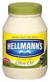 Hellmann's Mayonnaise Dressing with Extra Virgin Olive Oil 30 oz (Pack of 12)