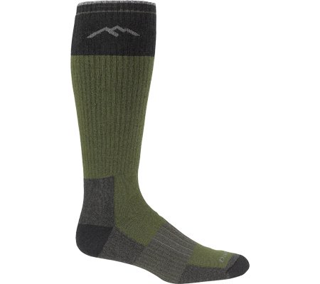 Darn Tough Vermont Men's Scent Lok Over the Calf Expedition Weight Sock (Forest, Medium)