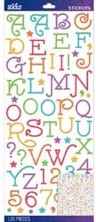 Bulk Buy: Sticko Stickers (3-Pack) Alphabet Stickers Multi Gasoline Alley Glitter E5290075
