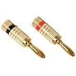 Deluxe Banana- Type Speaker Wire Connectors