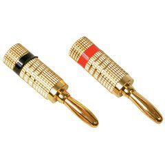 Deluxe Banana- Type Speaker Wire Connectors