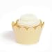 Dress My Cupcake Maya Mini Light Yellow Cupcake Wrappers, Set of 18 - Beach Themed Weddings, Dessert Table Supplies, Birthday Cupcakes
