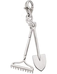 Rembrandt Charms Rake & Shovel Charm with Lobster Clasp