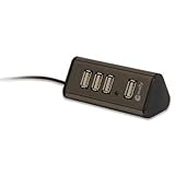 Macally Mini 4-Port USB 2.0 Hub with AC Adapter (TriHub4)