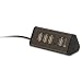 Macally TRIHUB4 Mini 4 Port USB 2.0 Hub with AC Adapter (Black)
