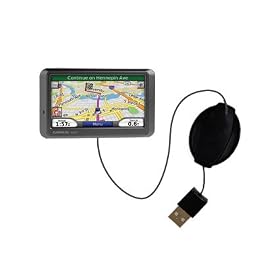 Retractable USB Cable for the Garmin Nuvi 760 with Power Hot Sync and Charge capabilities... by Gomadic for the Garmin Nuvi 760