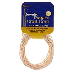 1mm Imitation Leather Cord, Natural, 3 Yds/Pkg