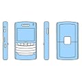 Invisible Shield BLKBRY8830 Classic Shield Case for Blackberry 8830